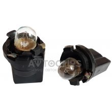 PN5K Патрон с лампой T4W 12V3W (ВА9s) в панель приборов ВАЗ 2101,03,06 / 2410 цоколь PN5K Патрон с лампой T4W 12V3W (ВА9s) в панель приборов ВАЗ 2101,03,06 / 2410 цоколь