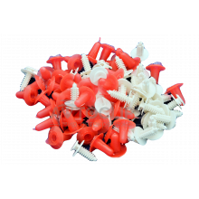 Набор крепежа обшивки дверей ВАЗ 2110 (красн.+бел.) 40 шт. Набор крепежа обшивки дверей ВАЗ 2110 (красн.+бел.) 40 шт.