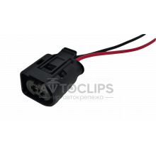 RP381 Разъем 2-конт. аналог АМР 1-967412-2 серии 3,5мм для реле генератора ВАЗ 1117,1118,1119 / для поворотов и габаритов Scania, Volvo, Man RP381 Разъем 2-конт. аналог АМР 1-967412-2 серии 3,5мм для реле генератора ВАЗ 1117,1118,1119 / для поворотов и габаритов Scania, Volvo, Man