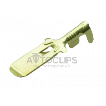 Клемма штырьевая (папа) 0,5 мм. серии 9.0 мм. под кабель 4-6 мм. Клемма штырьевая (папа) 0,5 мм. серии 9.0 мм. под кабель 4-6 мм.