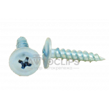 Саморез с прессшайбой 4,2х19 мм.(100шт) белый Саморез с прессшайбой 4,2х19 мм.(100шт) белый