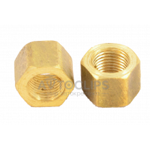 Гайка приемной трубы (латунь) 10х1,0х14 М-412 Гайка приемной трубы (латунь) 10х1,0х14 М-412