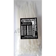 Стяжки кабельные 4x150мм белые Стяжки кабельные 4x150мм белые