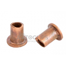 Заклепки медные 4х6 мм. (комплект 20 шт.) Заклепки медные 4х6 мм. (комплект 20 шт.)